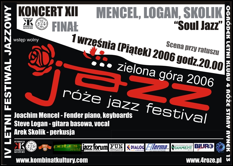 2006_Róże_Jazz_Plakat_Festiwal_Mencel_Logan_Skolik_ 01_09