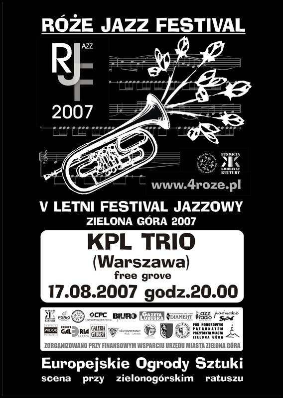 2007_Róże_Jazz_Festiwal_Plakat_KPL_Trio_ 17_08