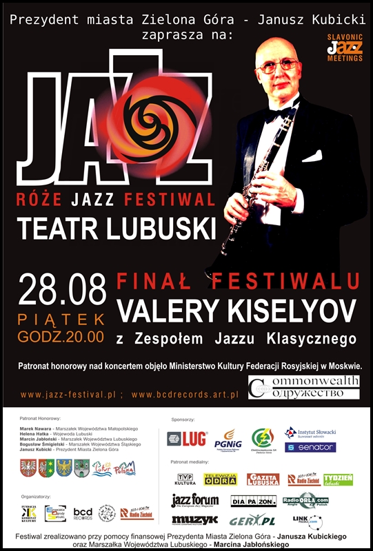 2009_08_28Róże_Jazz_Festiwal_Plakat_Valery_Kiselyov_Trio_ 28_08