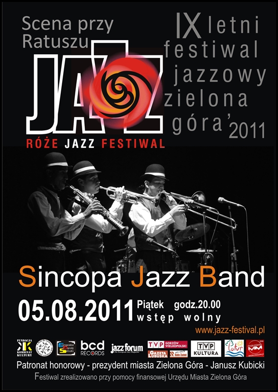 2011 _Róże_Jazz_Festiwal_plakat_Sincopa_Jaaz_Band