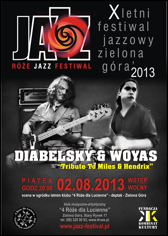 2013_08_02_Róże_Jazz_Festiwal_Plakat_Diabelski_&_Wojas